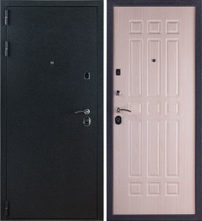 Металлическая дверь 3К Лайт в цвете черный бархат