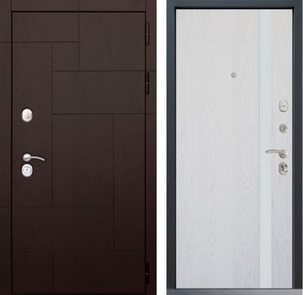 Дверь Йошкар-Ола GRAFICA 6S Альберо браш со стеклом