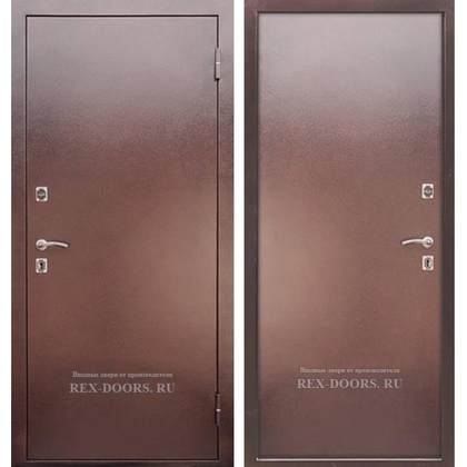 Входная металлическая дверь Rex Металл (Медный антик / Медный антик)