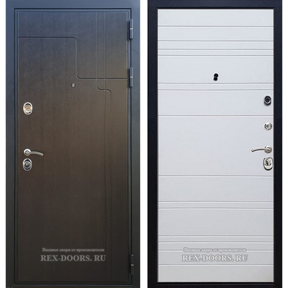 Входная металлическая дверь Премиум 246 (Венге / 14 Белый софт)