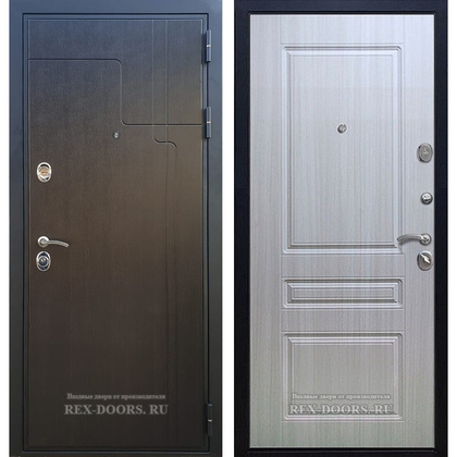 Входная металлическая дверь Премиум 246 ФЛ-243 (Венге / Сандал белый)