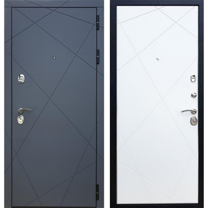 Входная металлическая дверь Рекс 13 ФЛ-291 (Белый софт)