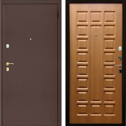 Дверь квадро светлый орех
